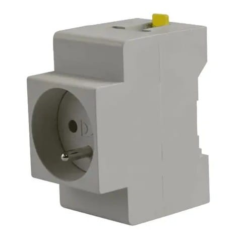 Soclu cu împământare Pawbol pentru șină TH M.06-16A/250V GPV-401-218