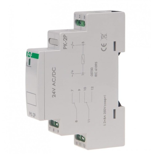 Releu electromagnetic F&F Filipowski 24V AC/DC GPV-401-221