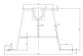 Pod trapezoidal 33cm H-70 din EPDM pentru acoperișuri din tablă trapezoidală PV-02-04 (1)