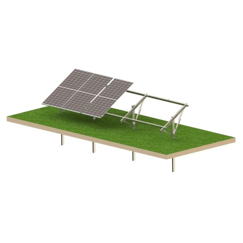 Structură fotovoltaică la sol Strong 6 panouri - Sistem de montaj T1V GPV-KN1-S6