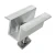 Clemă de prindere centrală H25 L50 brută cu șurub M8x20 și inserție pentru panouri de 30 mm PV-04-16
