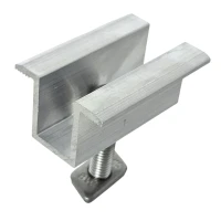 Clemă de prindere centrală H25 L50 brută cu șurub M8x25 și inserție pentru panouri de 35 mm