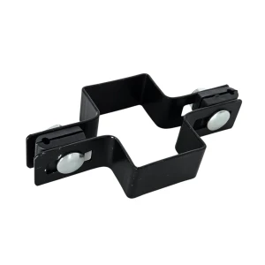 Colier intermediar pentru panouri de gard 40x60 negru