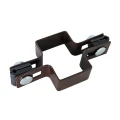 Colier intermediar pentru panouri de gard 40x60 maro GPV-700-05
