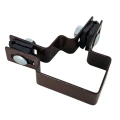 Colier de colț pentru panouri de gard 40x60 maro GPV-700-10 (2)