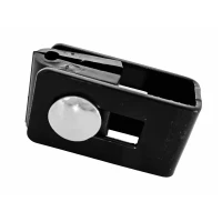 Colier universal suport conector pentru panouri de gard negru