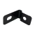 Clema suport prindere 1/2 pentru panouri de gard negru GPV-700-27