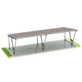 Copertină fotovoltaică VICA pentru 4 vehicule 2x2 module Carport GPV-105-04 (2)