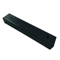 Profil C conector suport pentru soclu 300x55 negru