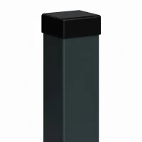 Stâlp de gard 80x80x2 mm, lungime 2,4 m, gri antracit