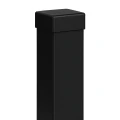 Stâlp de gard 80x80x2 mm, lungime 2,4 m, negru GPV-700-74 (1)
