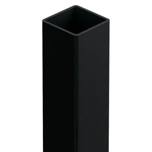 Stâlp de gard 80x80x2 mm, lungime 2,4 m, negru GPV-700-74 (2)