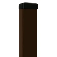 Stâlp de gard 60x40x1,2 mm, lungime 2,4 m, maro