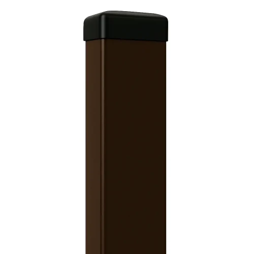 Stâlp de gard 60x40x1,2 mm, lungime 2,4 m, maro GPV-700-68 (1)
