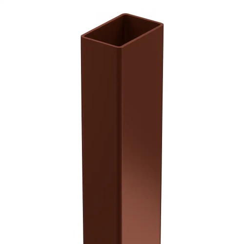 Stâlp de gard 60x40x1,2 mm, lungime 2,4 m, maro GPV-700-68 (2)