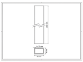 Stâlp de gard 60x40x1,2 mm, lungime 2,4 m, maro GPV-700-68 (3)