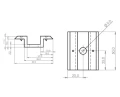 Clemă de presiune centrală joasă H8 cu pin PV-04-18 (2)