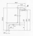 Clemă de capăt H30 Aluminiu 6060 gaura M8 Anodizat PV-03-02 (1)