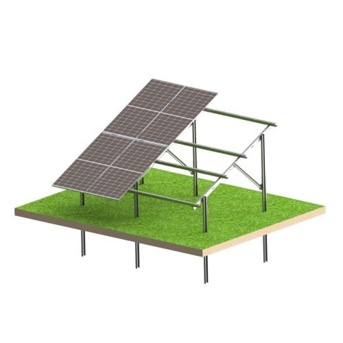 Structură fotovoltaică la sol Ultra Strong 8 panouri - Sistem de montaj N2V GPV-N2V-US8 (1)