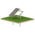 Structură fotovoltaică la sol Ultra Strong 2 panouri - Sistem de montaj T1V GPV-T1V-US2 (1)