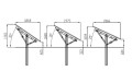 Structură fotovoltaică la sol Ultra Strong 6 panouri - Sistem de montaj T1V GPV-T1V-US6 (3)
