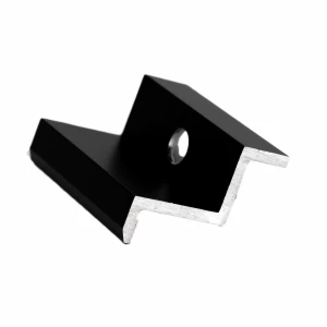 Clemă de capăt H32 Aluminiu 6060 gaura M8 Anodizat