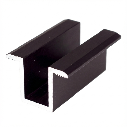 Clemă de mijloc H24 Aluminiu 6060 Gaura M8 Anodizat PV-04-02 (1)