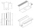 Clemă de mijloc H24 Aluminiu 6060 Gaura M8 Anodizat PV-04-02 (2)