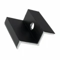 Clemă de capăt H35 Aluminiu 6060 gaura M8 Anodizat PV-03-06