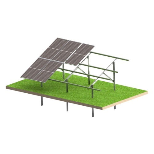 Kit Solar N2V Light - structură PV la sol pentru 12 panouri GPV-N2V-L12 (1)