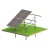 Kit Solar N2V Light – structură fotovoltaică la sol pentru 8 panouri GPV-N2V-L8 (1)