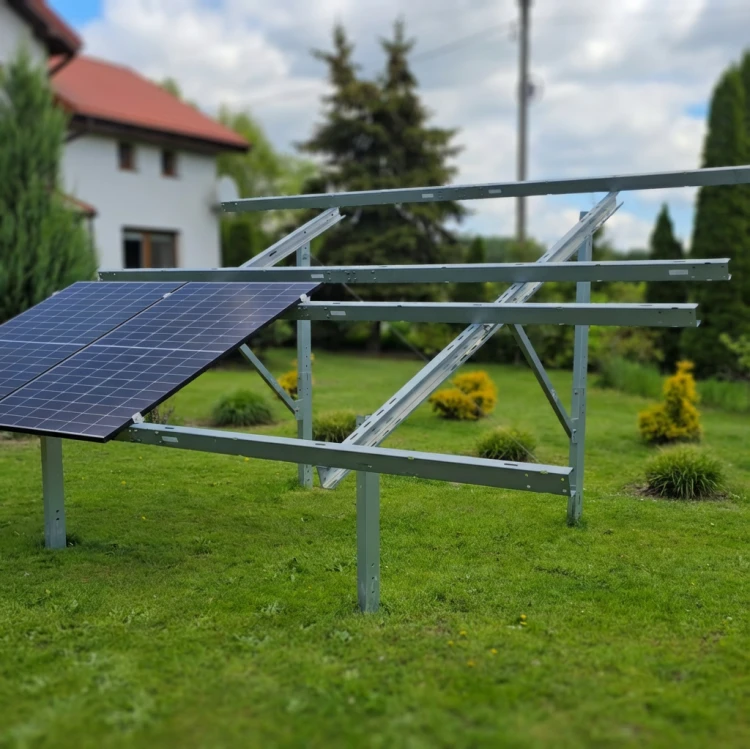 Kit Solar N2V Light – structură fotovoltaică la sol pentru 8 panouri GPV-N2V-L8 (9)