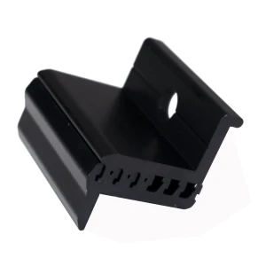 Clemă de capăt - Reglabilă prin caneluri glisante M8 30-50mm - Anodizat