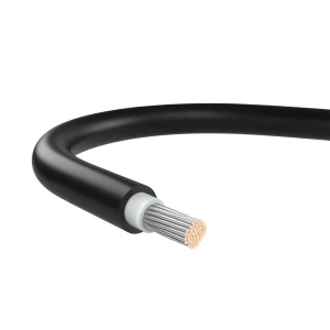 Cablu pentru instalații fotovoltaice H1Z2Z2-K clasa D 10mm negru