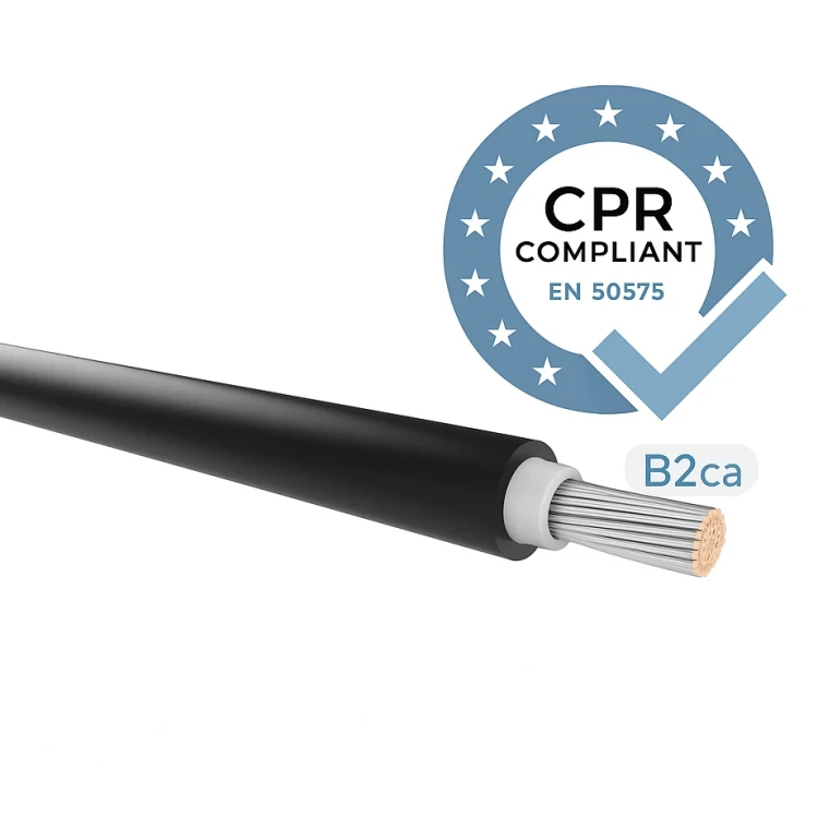 Cablu pentru instalații fotovoltaice H1Z2Z2-K clasa B2 (CPR) Negru 4mm IGNIFUG 000-116 (3)