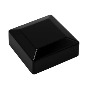 Capac de protec?ie pentru stâlp de gard 80x80 negru