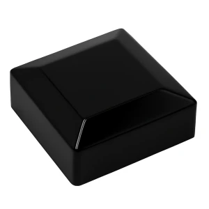 Capac ornamental de protec?ie pentru stâlp de gard 100x100 negru