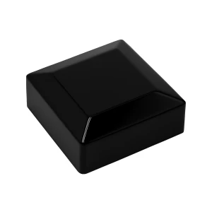 Capac ornamental pentru stâlp de gard 60x60 negru