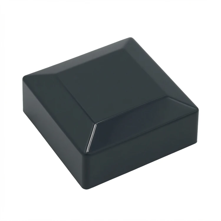 Capac ornamental de închidere pentru stâlp de gard 80x80 grafit 000-131 (1)