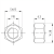 Piuli?ă hexagonală M8 DIN 934 A4-80 000-063 (3)