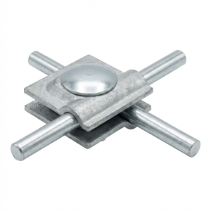 Conector universal DIN dublu zincat galvanic