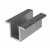 Clemă de mijloc H24 Aluminiu 6060 Gaura M8 PV-04-01