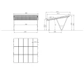 Copertină fotovoltaică VICA pentru 2 vehicule SOLO Carport GPV-105-02 (5)