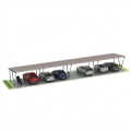 Copertină fotovoltaică VICA pentru 8 vehicule 4x2 module Carport GPV-105-08 (1)