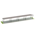 Copertină fotovoltaică VICA pentru 8 vehicule 4x2 module Carport GPV-105-08 (2)