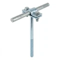 Suport pentru sârmă înșurubat h=12cm zincat galvanic 000-150 (1)