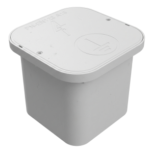 Cutie de control subterană 200x200x165mm din plastic