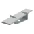 Suport pentru bandă de legătură B până la 50x4mm oțel zincat galvanic 000-172 (1)
