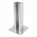 Bază pentru stâlp de gard 60x40 galvanizată 000-151 (1)