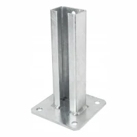 Bază pentru stâlp de gard 60x40 galvanizată
